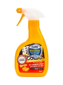 FUNS Orange Boy Спрей очиститель сверхмощный для дома с ароматом апельсина, 400 мл