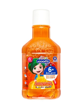 LION Kodomo Ополаскиватель для полости рта для детей  с 6 лет с ароматом апельсина, 250 мл