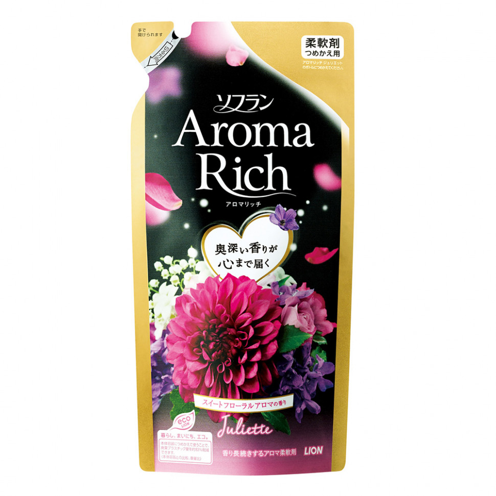 Lion Soflan Aroma Rich Кондиционер для белья "Juliette" с ароматом ванили и жасмина ЗБ, 430 мл
Lion Soflan Aroma Rich Кондиционер для белья "Juliette" с ароматом ванили и жасмина ЗБ, 430 мл