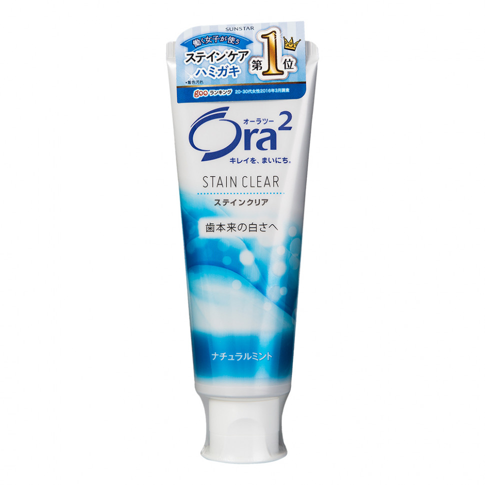 Sunstar Ora2 "Мята" зубная паста для удаления зубного налета, 130 гр