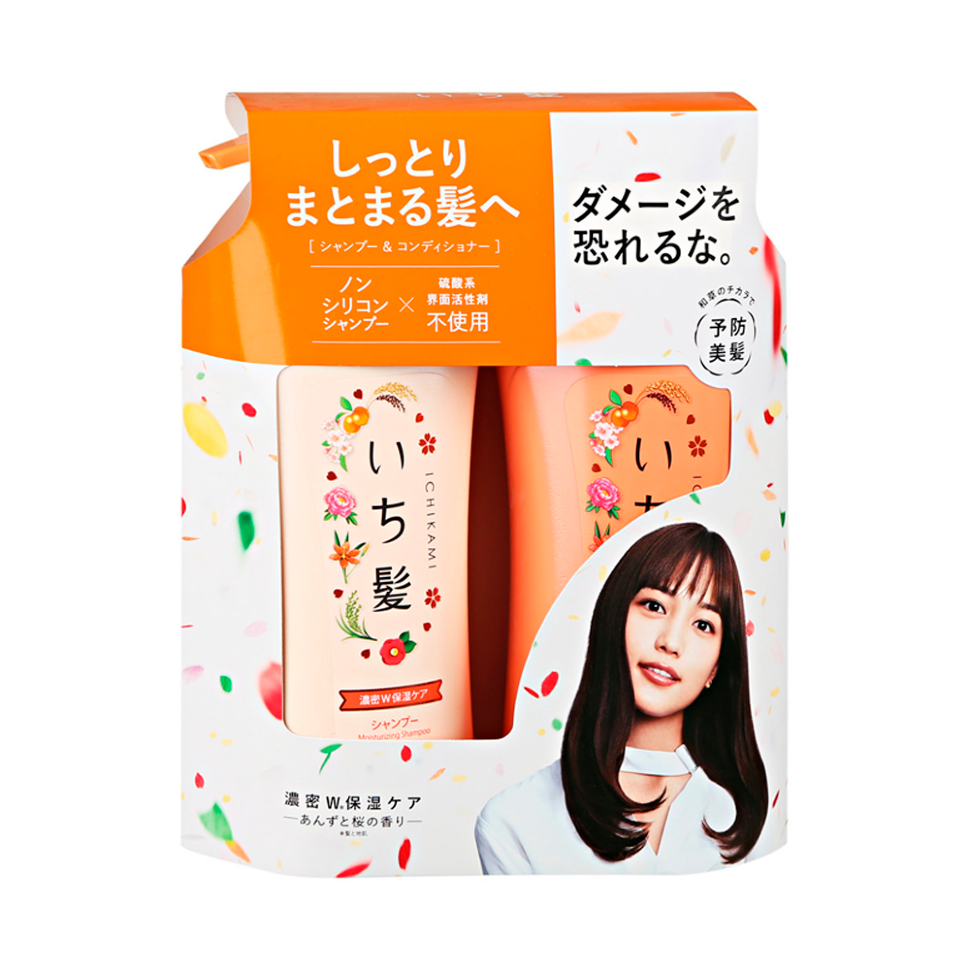 Kracie Ichikami Moisturizing набор шампунь 480 мл +кондиционер 480 гр с маслом абрикоса
Kracie Ichikami Moisturizing набор шампунь 480 мл +кондиционер 480 гр с маслом абрикоса