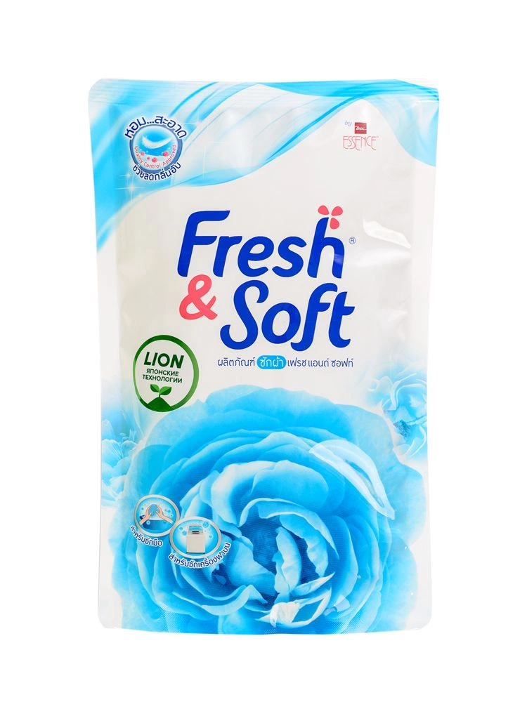 LION Fresh&Soft Гель для стирки всех типов тканей концентрированный "Утренний Поцелуй", 400 мл