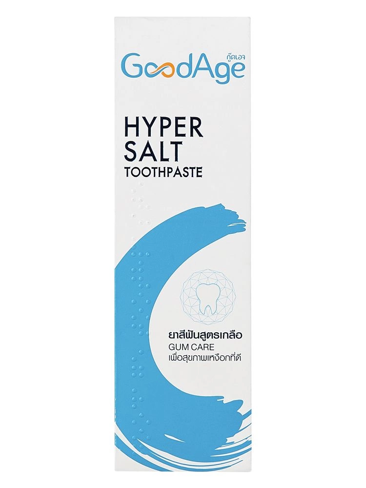 LION GoodAge Зубная паста для ухода за деснами с гипертонической солью 90 г