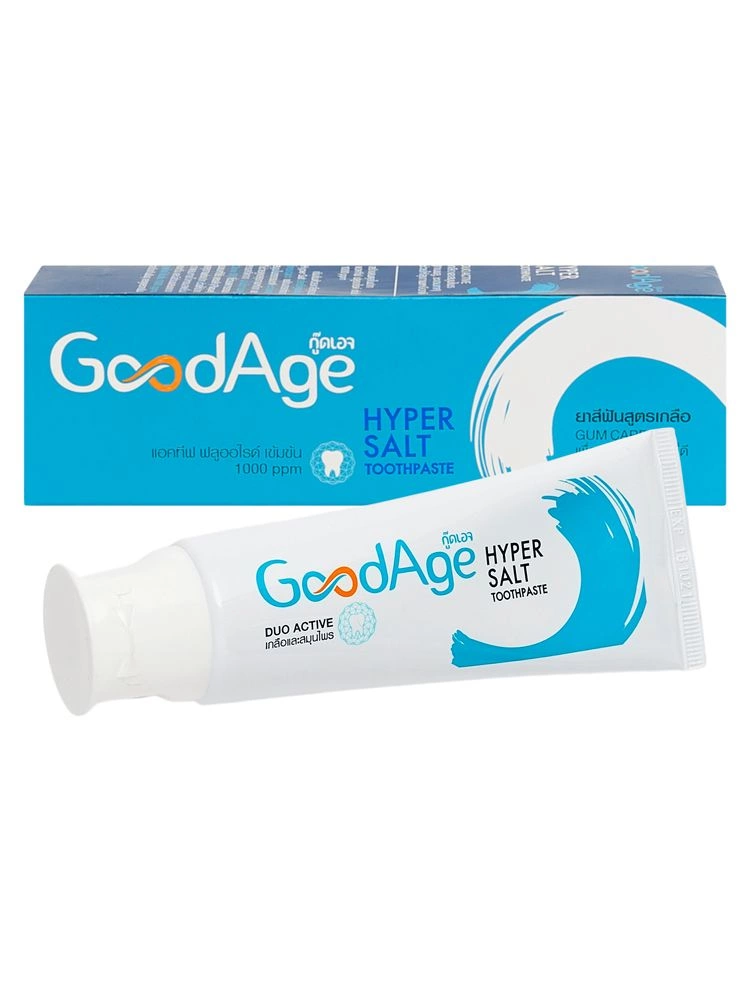 LION GoodAge Зубная паста для ухода за деснами с гипертонической солью, 90 г