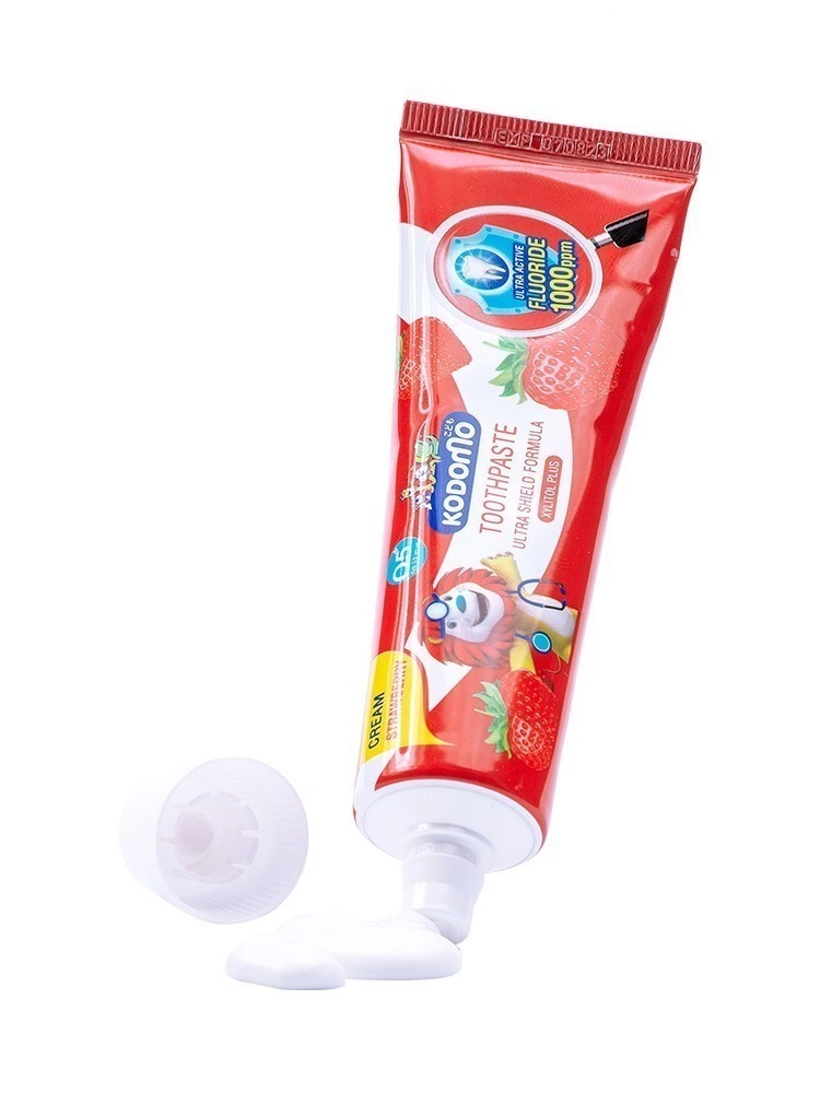 Паста зубная для детей с 6 месяцев с ароматом клубники, 65 г (уцененный товар)