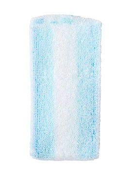 MARNA Rabbit Tail Мочалка-полотенце для тела голубая, мягкая 1 шт