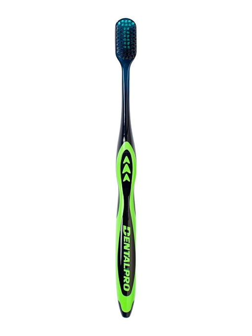 DENTALPRO "Black Diamond" Зубная щетка многоуровневая с ультратонкой щетиной алмазной формы (жесткая), 1 шт DENTALPRO "Black Diamond" Зубная щетка многоуровневая с ультратонкой щетиной алмазной формы (жесткая), 1 шт