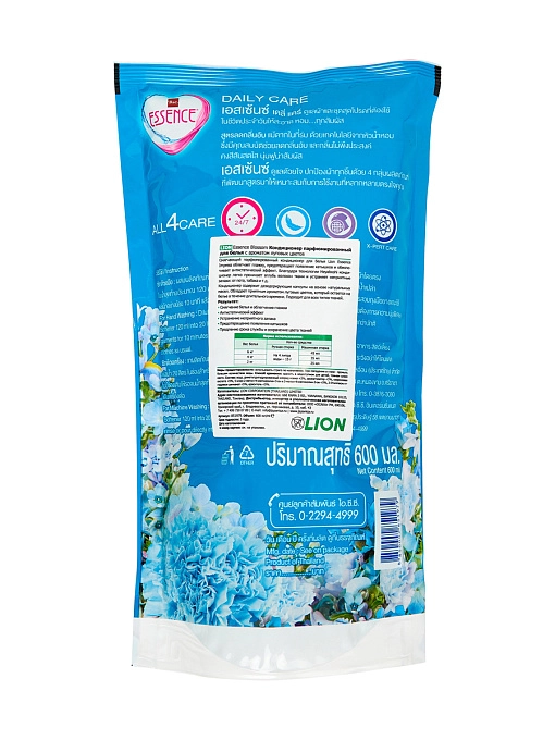 LION Essence Impress Кондиционер парфюмированный для белья с ароматом луговых цветов, 600 мл