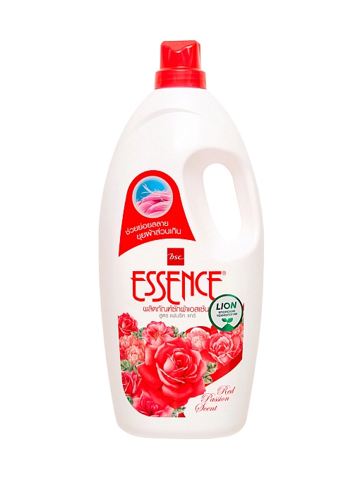 LION Essence Red Passion Гель-концентрат для стирки белья с эффектом  кондиционера и ароматом сладких цветов, 1900 мл