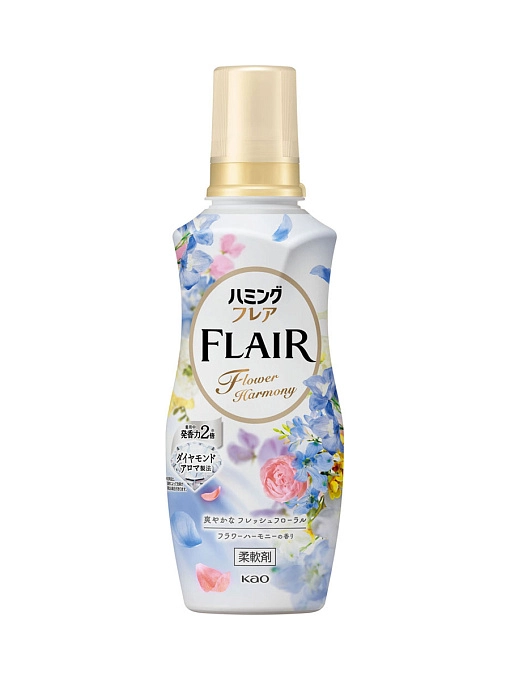 КАО Humming Flair Flower Harmony Кондиционер для белья, 520 мл