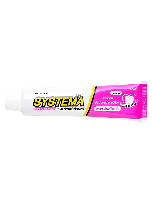 LION Systema Паста зубная с ароматом японской сакуры, 140 г