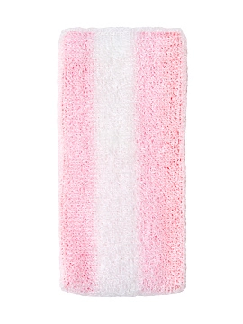 MARNA Rabbit Tail Мочалка-полотенце для тела розовая, мягкая 1 шт