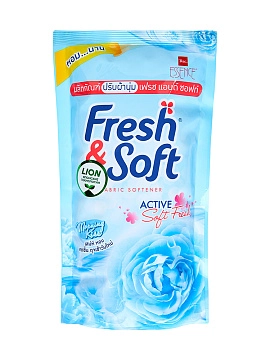LION Fresh&Soft Кондиционер для белья парфюмированный "Утренний Поцелуй", 500 мл