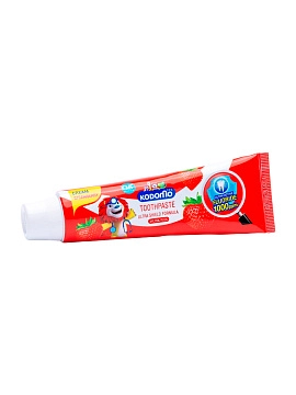 LION Kodomo Паста зубная для детей с 6 месяцев с ароматом клубники, 65 г