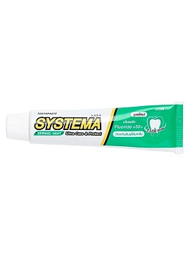 LION Systema Spring mint Паста зубная для ухода за деснами, 90 г