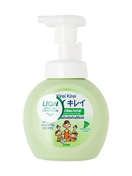 LION Kirei Kirei Мыло-пенка антибактериальная для рук "зеленый виноград", 250 мл LION Kirei Kirei Мыло-пенка антибактериальная для рук "зеленый виноград", 250 мл