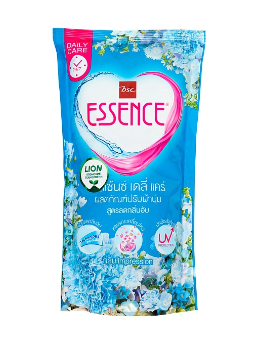 LION Essence Impress Кондиционер парфюмированный для белья с ароматом луговых цветов, 600 мл