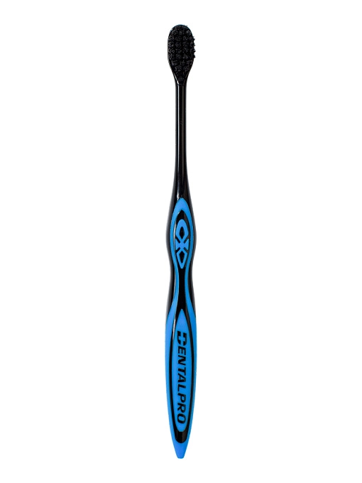 DENTALPRO "Black Compact Head" Зубная щетка (средняя жесткость), 1шт DENTALPRO "Black Compact Head" Зубная щетка (средняя жесткость), 1шт
