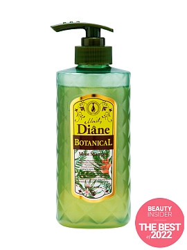 Moist Diane Botanical Moist Шампунь бессиликоновый бессульфатный для увлажнения волос, 480 мл