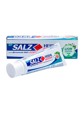 LION Salz Herbal Паста зубная с розовой гималайской солью, 90 г