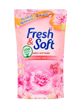 LION Fresh&Soft Кондиционер для белья парфюмированный "сладкий поцелуй", 500 мл