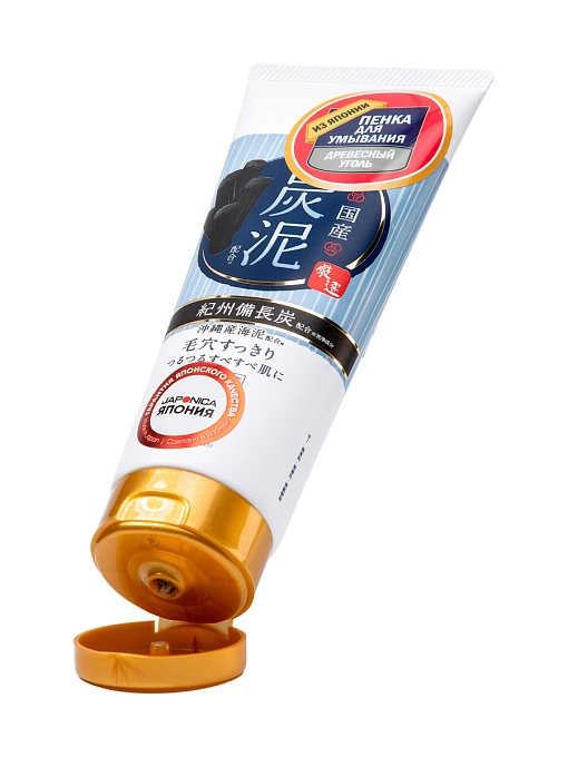 ROLAND Пенка для умывания с древесным углем, 120 г ROLAND Пенка для умывания с древесным углем, 120 г