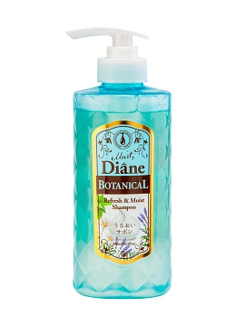 Moist Diane Botanical Refresh Шампунь бессиликоновый бессульфатный для питания волос, 480 мл Moist Diane Botanical Refresh Шампунь бессиликоновый бессульфатный для питания волос, 480 мл