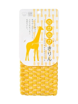 MARNA Animal Collection Мочалка-полотенце для тела Жираф, средняя жёсткость 1 шт