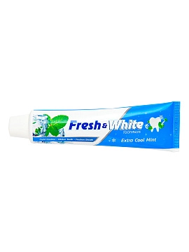 LION Fresh&White Паста зубная отбеливающая со вкусом супер прохладной мяты, 160 г