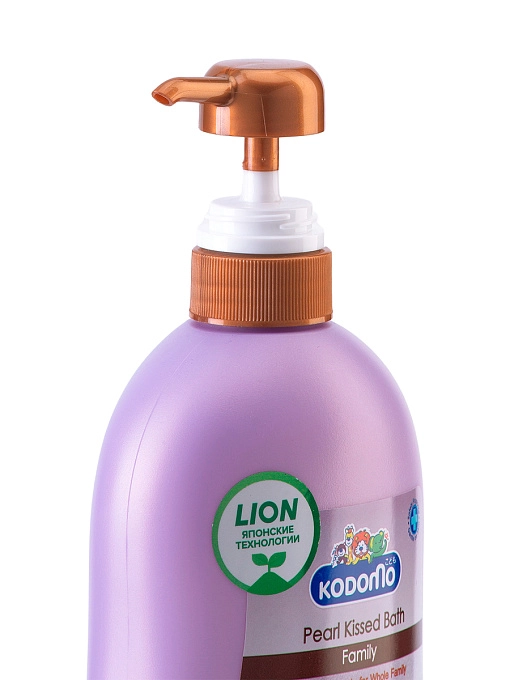 LION Kodomo Крем-гель для душа "жемчужный поцелуй", 750 мл