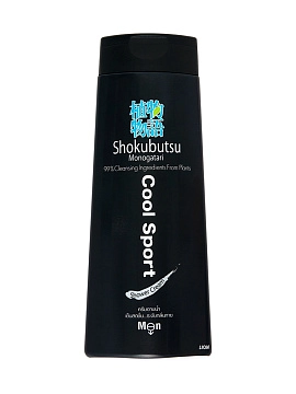 LION Shokubutsu мужской освежающий крем-гель для душа с экстрактом солода 200 мл																