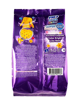 LION Pao Super Color Антибактериальный порошок для стирки цветного белья, 900 г
