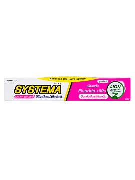 LION Systema Паста зубная с ароматом японской сакуры, 140 г