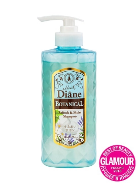 Moist Diane Botanical Refresh Шампунь для волос бессиликоновый бессульфатный Питание, 480 мл