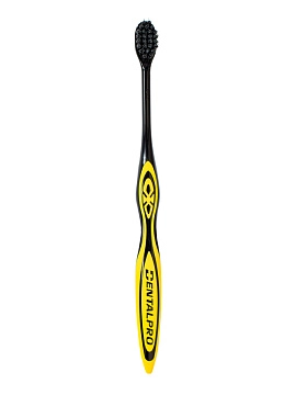 DENTALPRO Black Compact Head Щетка зубная одноуровневая (средней жесткости)