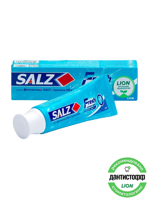 LION Salz Fresh Паста зубная для комплексной защиты, 80 г