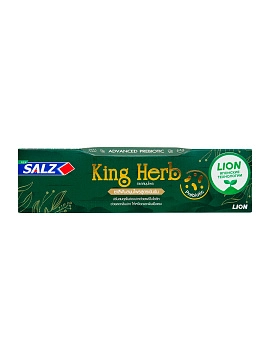 Lion Salz King Herb Паста зубная с гипертонической солью, экстрактами целебных трав и пребиотиками, 80 г