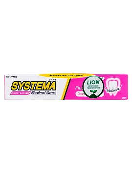 LION Systema Паста зубная с ароматом японской сакуры, 80 г