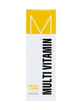 JAPAN GALS Pure Beau Essence Сыворотка для лица с витаминным комплексом (витамин С, ретинол, ниацинамид), 25 мл