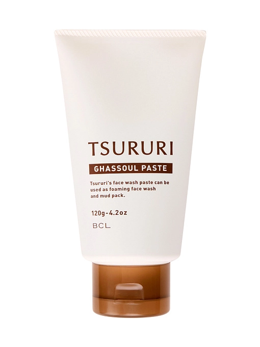 TSURURI Паста-маска для лица очищающая с глиной гассул и маслом чайного дерева, 120 г TSURURI Паста-маска для лица очищающая с глиной гассул и маслом чайного дерева, 120 г