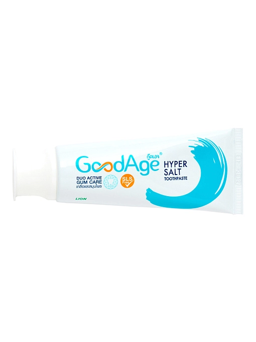 LION GoodAge Зубная паста для ухода за деснами с гипертонической солью, 90 г