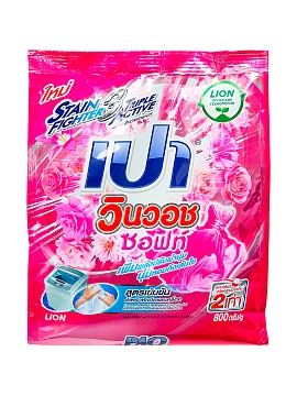 LION Pao Win Wash Soft Порошок стиральный для всех типов стиральных машин, 800 г LION Pao Win Wash Soft Порошок стиральный для всех типов стиральных машин, 800 г