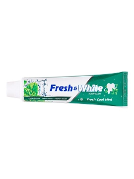 LION Fresh&White Паста зубная для защиты от кариеса со вкусом прохладной мяты, 160 г