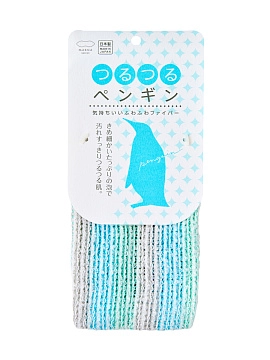 MARNA Animal Collection Мочалка-полотенце  для тела Пингвин, мягкая, хлопок 1 шт