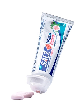 LION Salz Herbal Паста зубная с розовой гималайской солью, 80 г