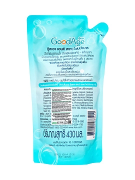 LION GoodAge Гель-пена для душа для сухой и чувствительной кожи (сменный блок), 430 мл