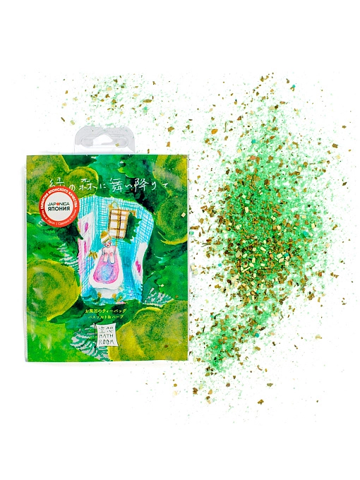 CHARLEY Bathroom Соль-саше для ванны "в зеленом лесу" с ароматом лесных деревьев, 30 г