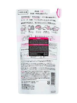 FUNS Cпрей для ткани дезодорирующий с антибактериальным эффектом Розовый аромат(сменный блок) 320 мл