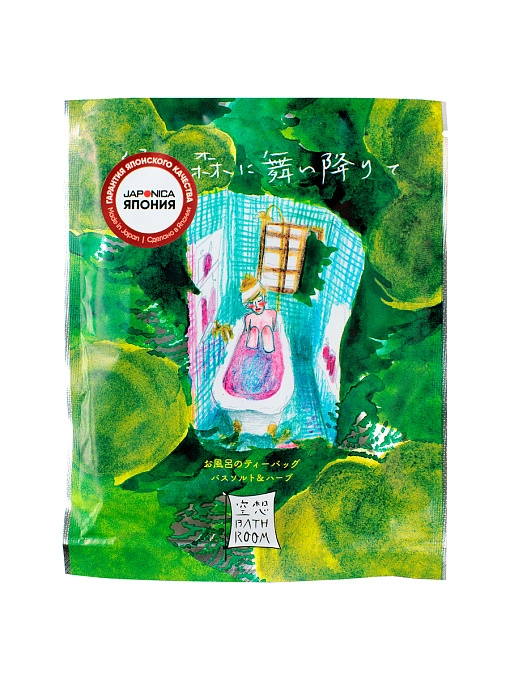 CHARLEY Bathroom Соль-саше для ванны "в зеленом лесу" с ароматом лесных деревьев, 30 г