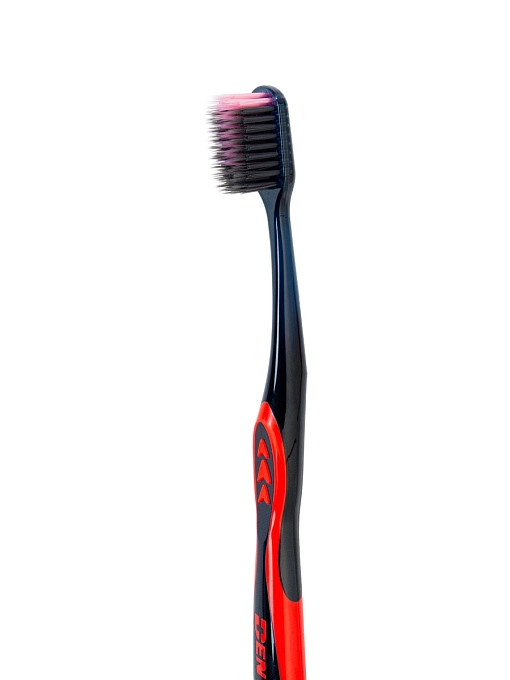 DENTALPRO "Black Diamond" Зубная щетка многоуровневая с ультратонкой щетиной алмазной формы (жесткая), 1 шт DENTALPRO "Black Diamond" Зубная щетка многоуровневая с ультратонкой щетиной алмазной формы (жесткая), 1 шт